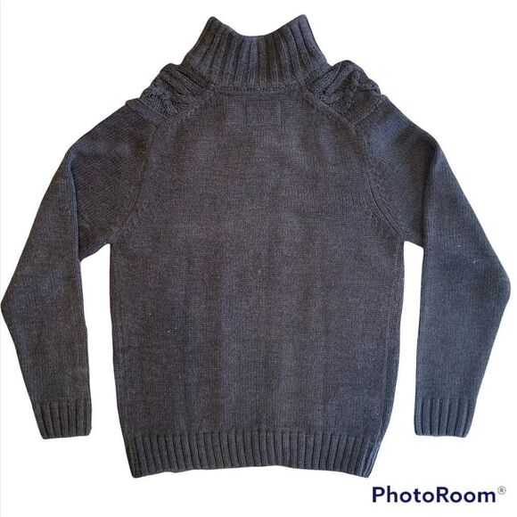Weatherproof NWT Weatherproof Vintage Cable Knit Pullover Sweater Medium Gray - Picture 4 of 11